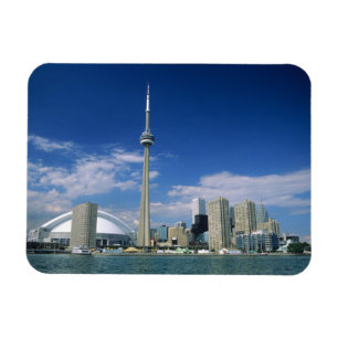 Imán CN Tower y Skydome en Toronto, Ontario,