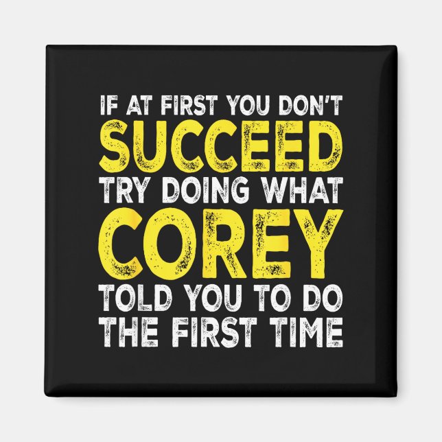 Imán Co - If At First You Don't Succeed Try Doing What  (Frente)