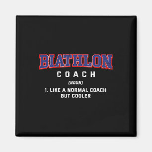 Imán Coach de Biatlón Definición Graciosa Humor de Biat