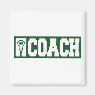 Imán Coach Lacrosse - verde