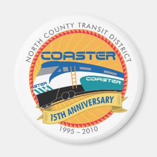 Imán Coaster 15th Annivesary Magnet