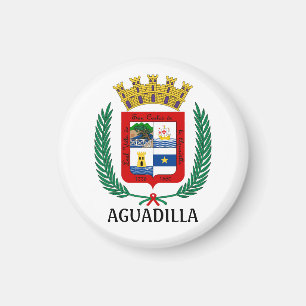 Imán Coat of Arms of Aguadilla, Puerto Rico