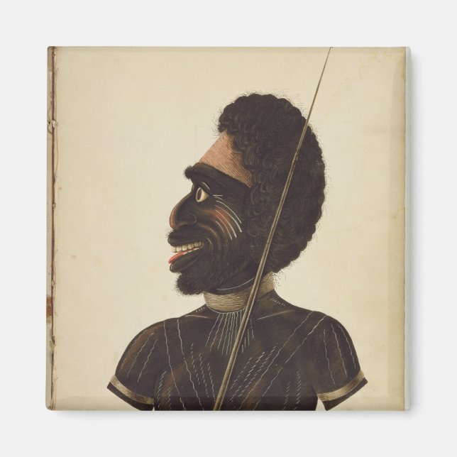 Imán Cobbawn Wogi, jefe nativo del Puerto Stephen (Frente)