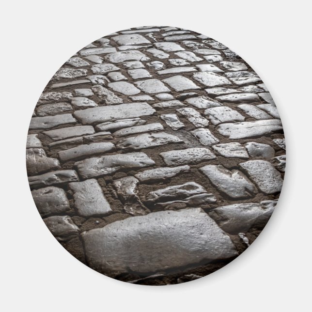 Imán Cobblestones iluminados por luna (Frente)