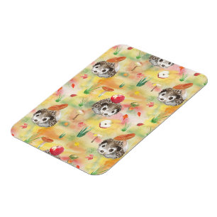 Imán Cobertor acuático con hongos y manzanas