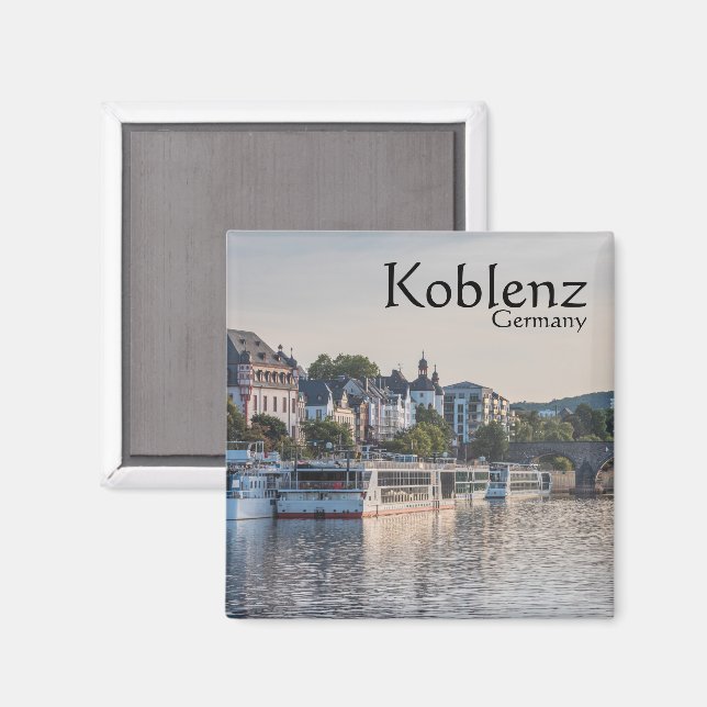 Imán Coblenza Alemania (Anverso/Reverso)