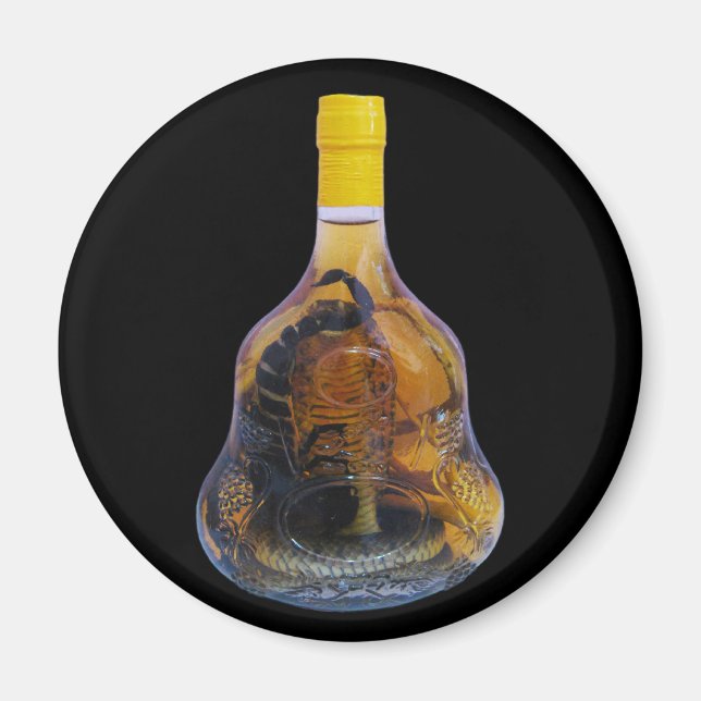 Imán Cobra Snake Vs Scorpion Whiskey ... Yadong Lao (Frente)