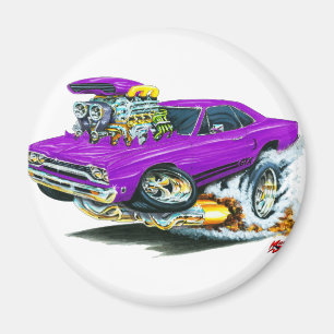 Imán Coche 1968-69 de la púrpura de Plymouth GTX