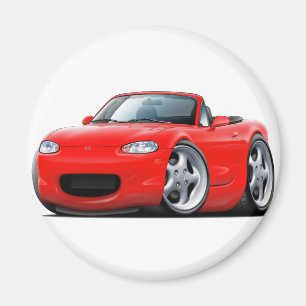 Imán Coche 1999-05 del rojo de Miata