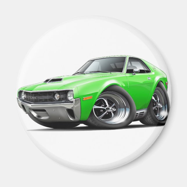 Imán Coche AMX Lime 1970 (Frente)