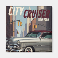 Coche clásico americano de Nueva York