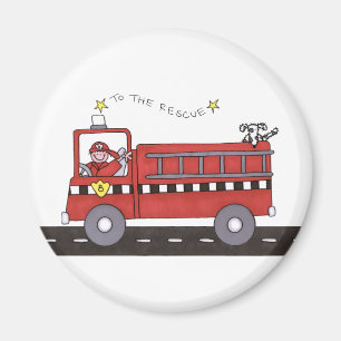 Imán Coche de bomberos