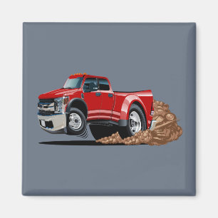 Imán coche de dibujos animados