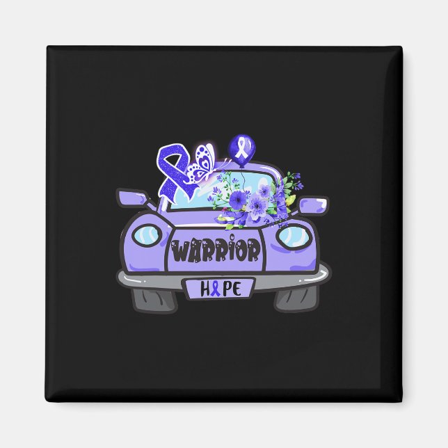 Imán coche de esperanza para ataxia guerrero tee ataxia (Frente)