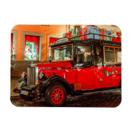 Imán Coche de Navidad con regalos