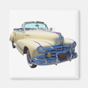 Imán Coche de plata 1948 del convertible de la raya de