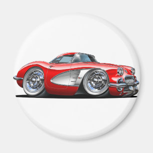 Imán Coche del rojo del Corvette