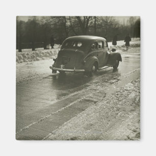 Imán Coche en el camino