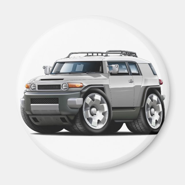 Imán Coche Fj Cruiser Silver (Frente)