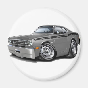 Imán Coche Gris-Negro 1970-74 del plumero