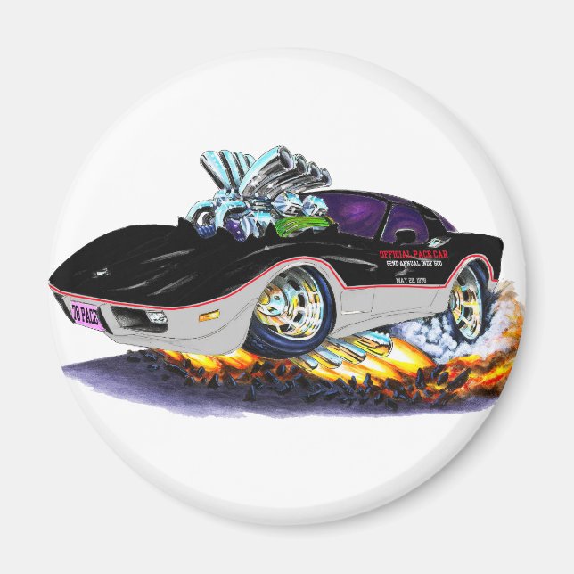 Imán Coche Indy Pace Corvette 1978 (Frente)