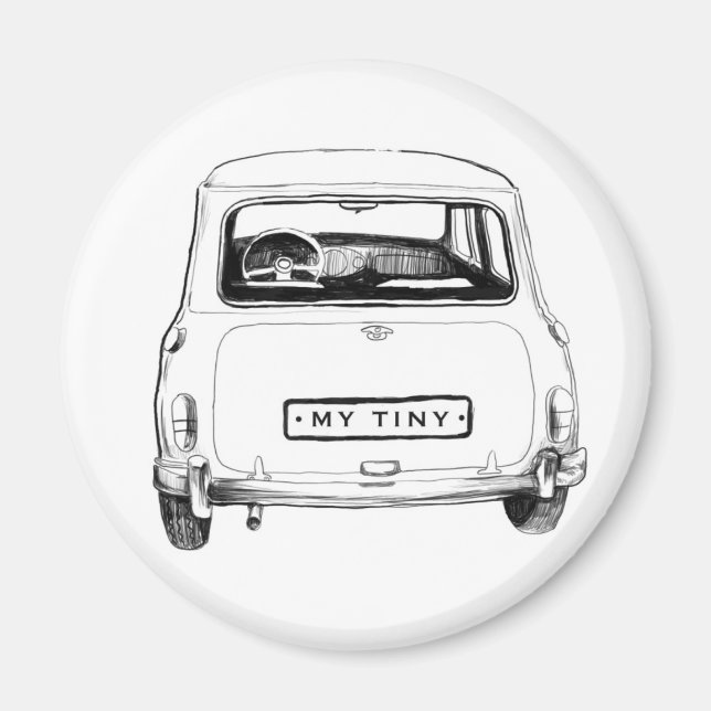 Imán Coche inglés clásico (Frente)