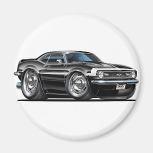 Imán Coche Negro-Blanco 1968 de Camaro