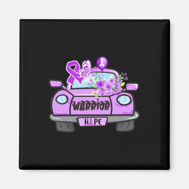 Imán Coche Para Alzheimerheimers Warrior Apparor Heimer (Frente)