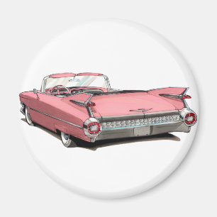 Imán Coche rosado 1959 de Cadillac