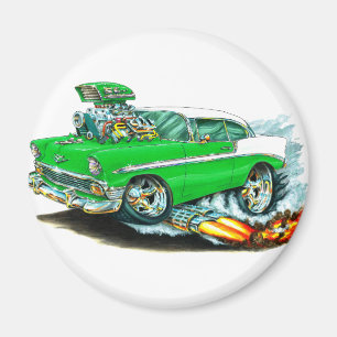 Imán Coche verde 1956 de Chevy 150-210