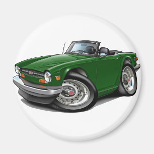 Imán Coche verde de Triumph TR6