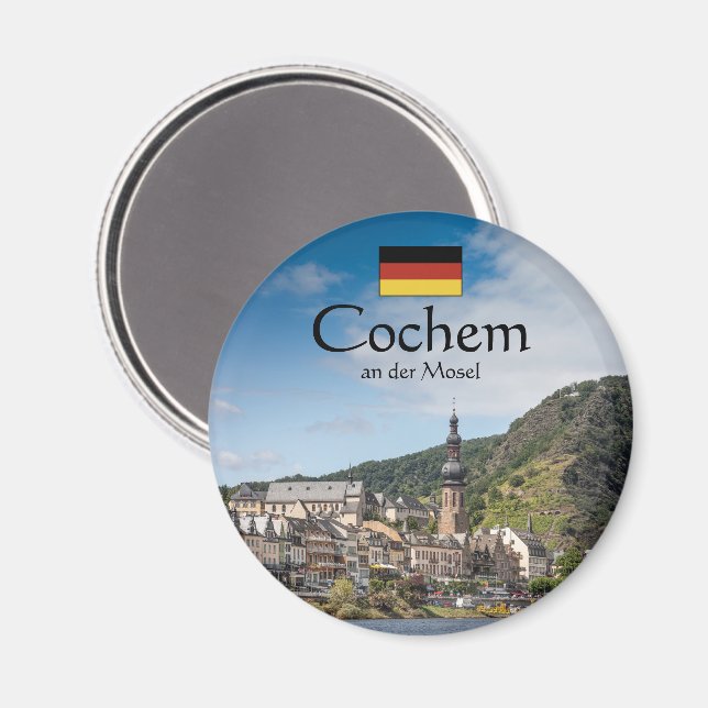 Imán Cochem Germany Souvenir (Anverso/Reverso)