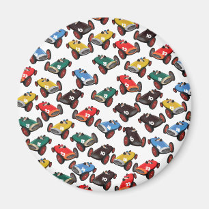 Imán Coches de Carreras de época
