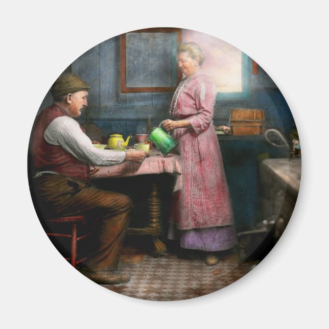 Imán Cocina - Café de la mañana 1915 (Frente)
