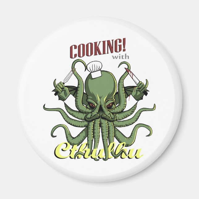Imán Cocina con Cthulhu (Frente)