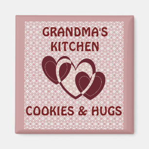 IMÁN COCINA/COOKES DE GRANDMAS Y MAGNET DE HUGS