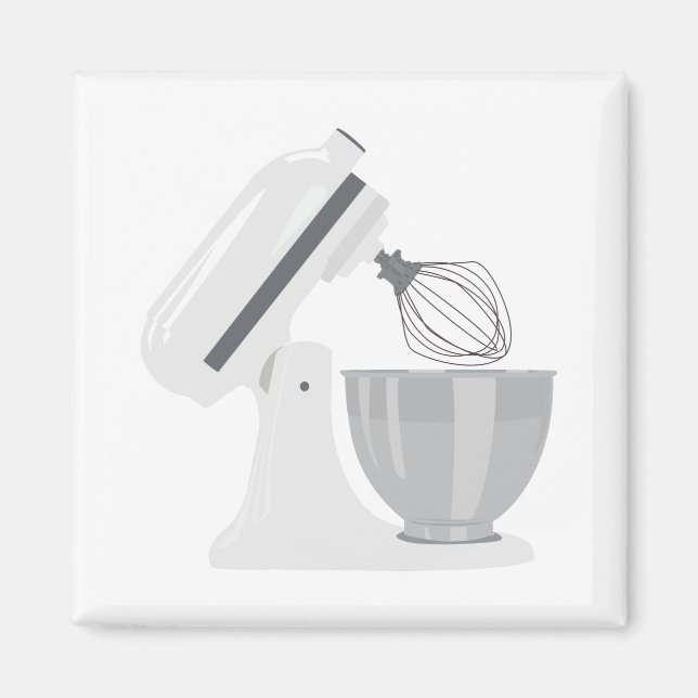 Imán Cocina de arte pop de Mixer (Frente)