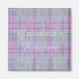 Imán Cocina de la Abuela Cuadro Lavanda Desgastado