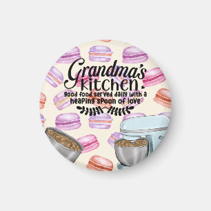 Imán Cocina de la abuela servida todos los días con él