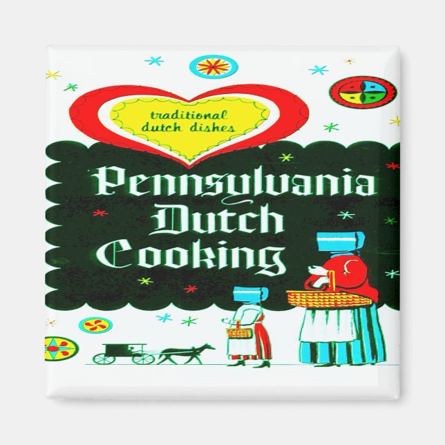 IMÁN "COCINA DE LOS PENNSYLVANIA DUTCH" (Frente)