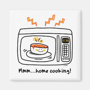 Imán Cocina divertida en microondas