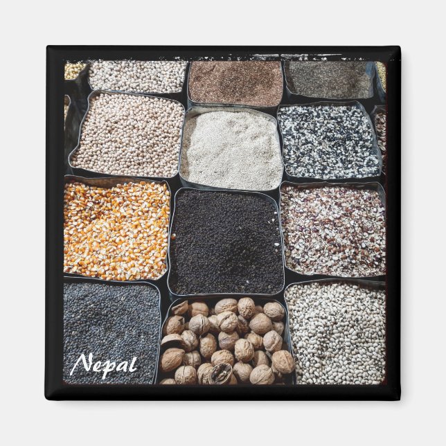 Imán Cocina en Himalayas, ingredientes básicos - Nepal (Frente)