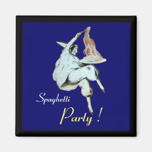 IMÁN COCINA ITALIANA FIESTA DE ESPAGUETTI, RESTAURANTE 