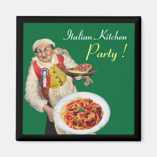 Imán COCINA ITALIANA, verde