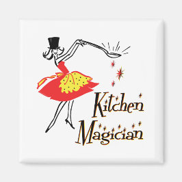 Imán Cocina Magia Retro Cocina Magnet