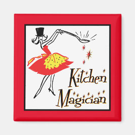 Imán Cocina Magia Retro Cocina Magnet