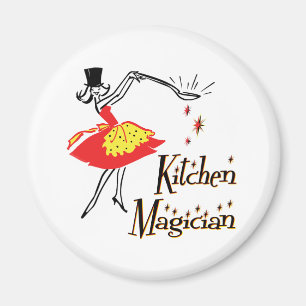 Imán Cocina Magia Retro Cocina Magnet