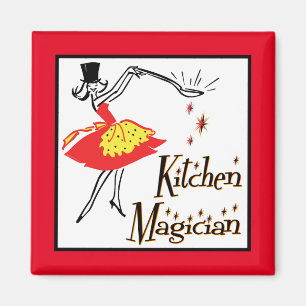 Imán Cocina Magia Retro Cocina Magnífica