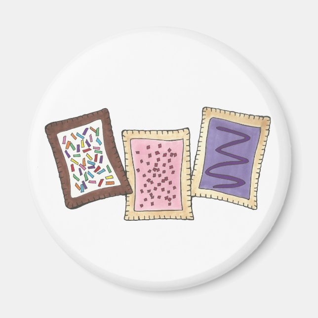 Imán Cocina Panadería Desayuno Tostadora Pasteles (Frente)