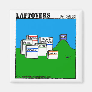 Imán Cocina sabia divertida del dibujo animado de